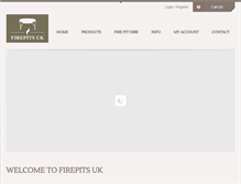 Tablet Screenshot of firepitsuk.co.uk
